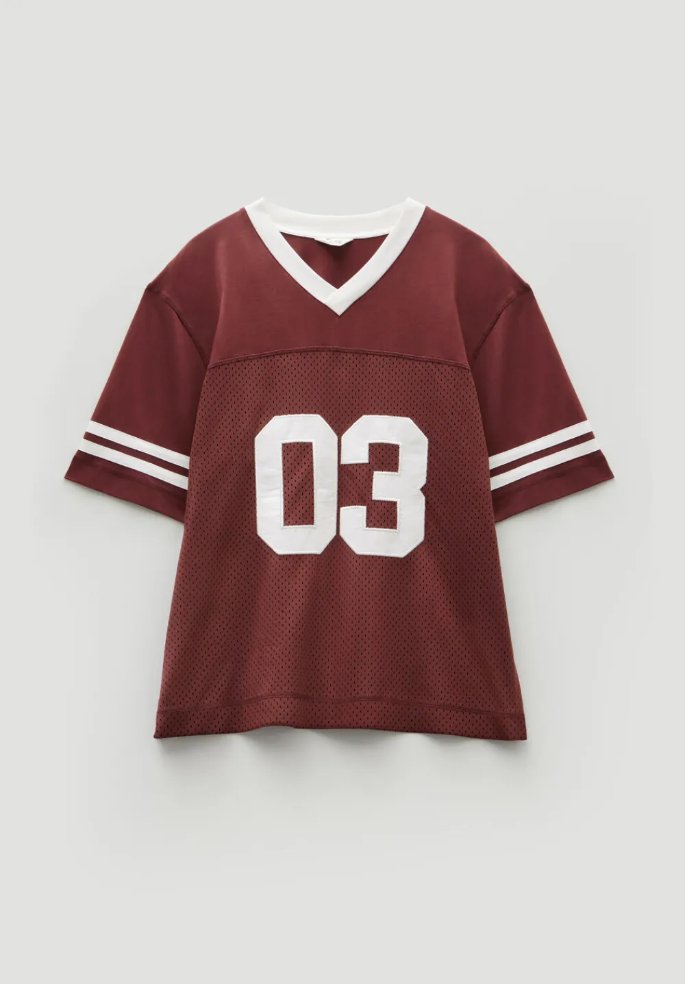 hush Tops & T-Shirts|Sporty Graphic T-Shirt Rum Raisin