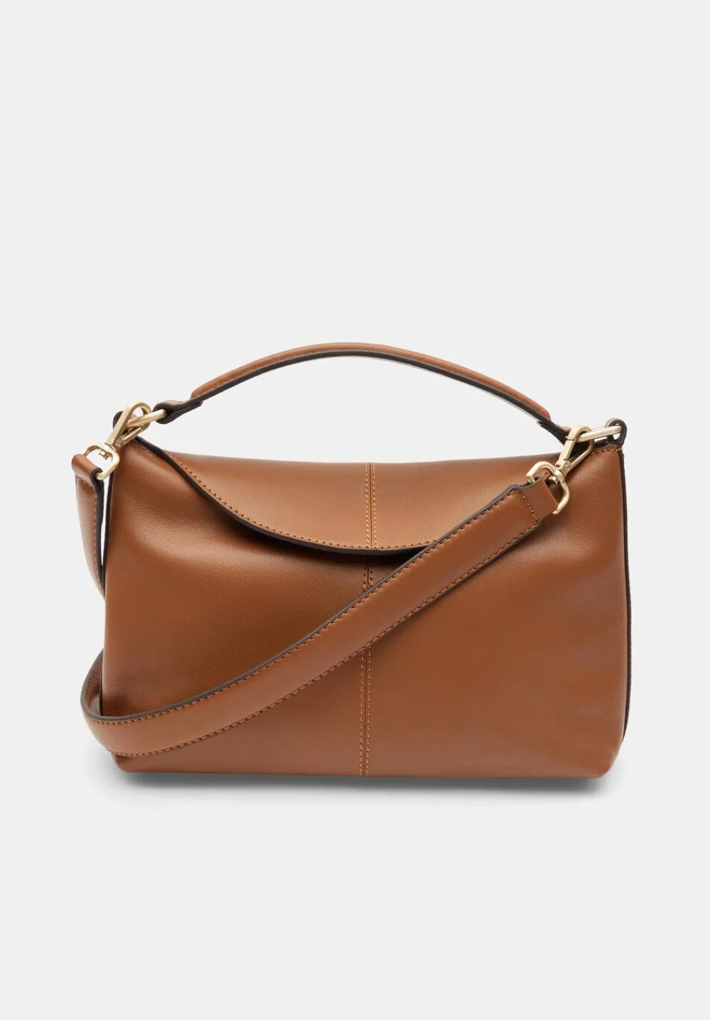 hush Bags|Stevie Leather Crossbody Bag Tan
