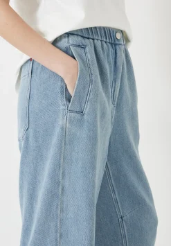 hush Jeans|Supersoft Denim Jack Barrel Leg Jeans Light Blue Authentic