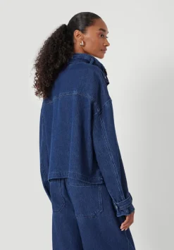 hush Jackets & Coats|Supersoft Denim Melinda Jacket Indigo Blue