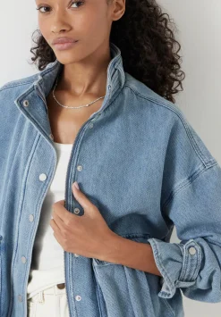 hush Jackets & Coats|Supersoft Denim Melinda Jacket Light Blue Authentic