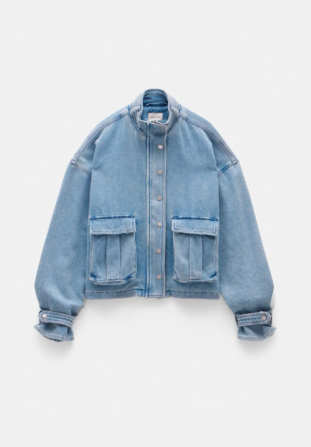 hush Jackets & Coats|Supersoft Denim Melinda Jacket Light Blue Authentic