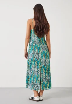 hush Dresses|Sydney Printed Maxi Slip Dress Tie Dye Snake