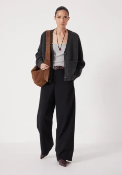 hush Joggers & Leggings|Trousers|Tailored Ponte Trousers Black