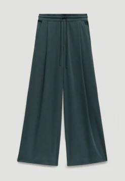 hush Joggers & Leggings|Trousers|Taylor Wide Leg Trouser Teal Green
