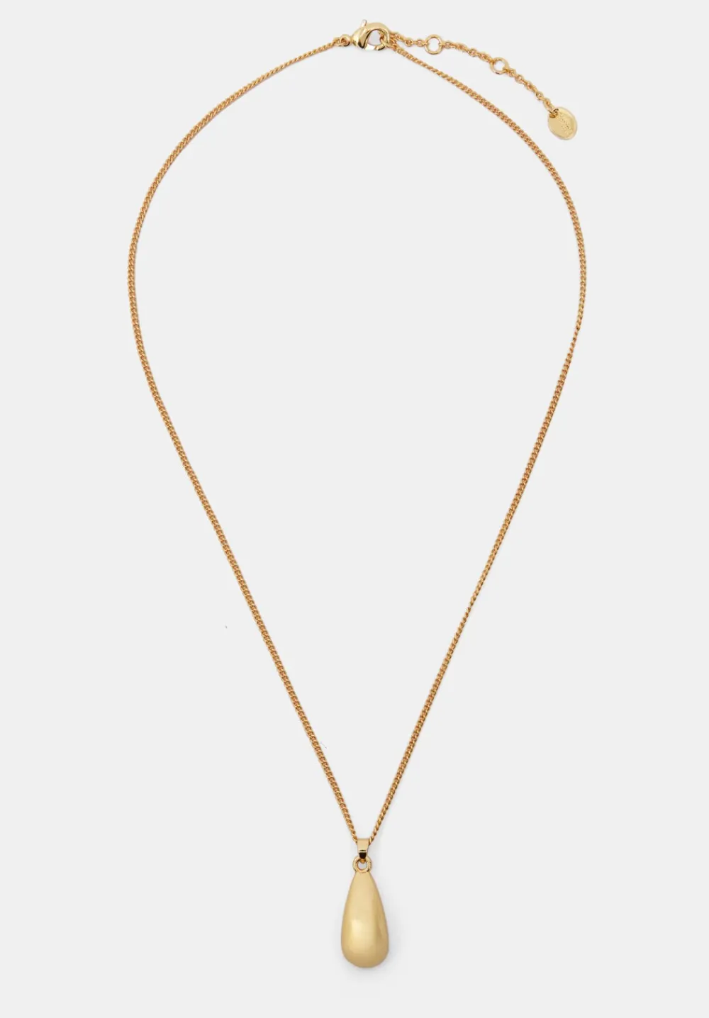 hush Jewellery|Teardrop Pendant Chain Necklace Gold