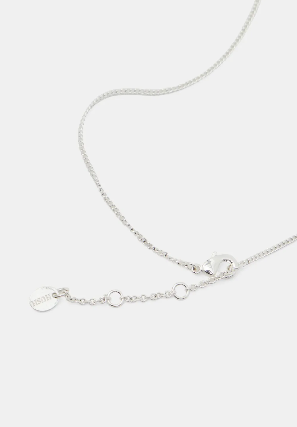 hush Jewellery|Teardrop Pendant Chain Necklace Silver