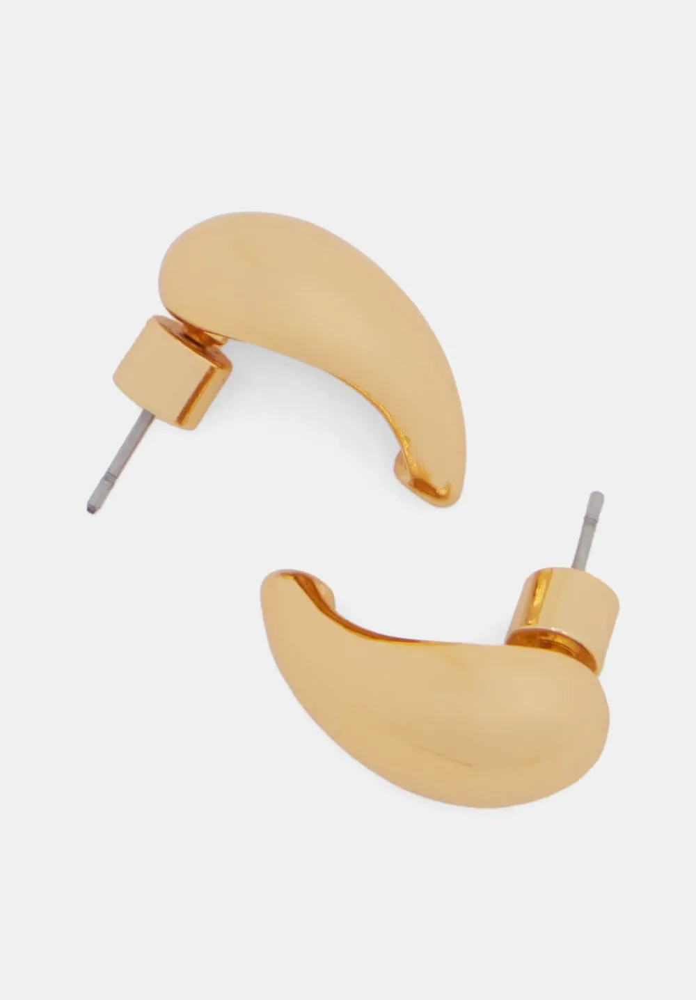 hush Jewellery|Teardrop Pendant Earrings Gold