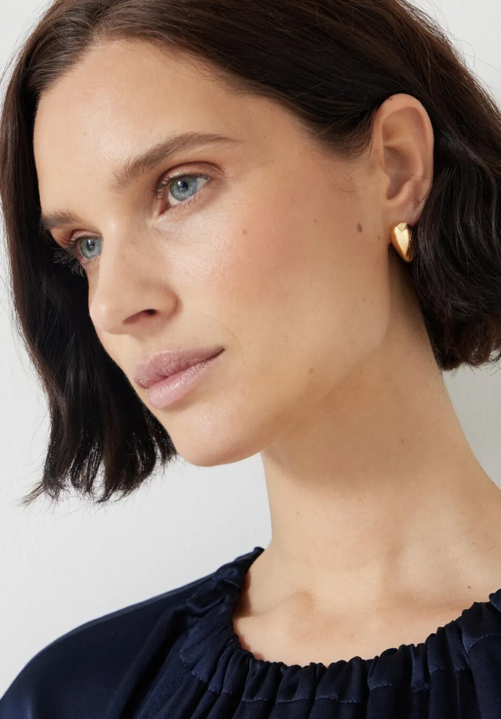 hush Jewellery|Teardrop Pendant Earrings Gold