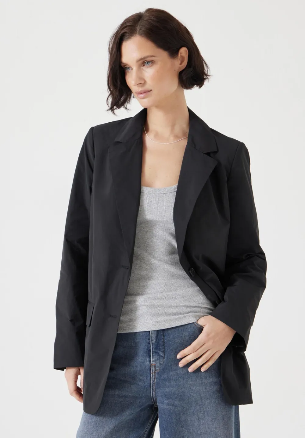 hush Jackets & Coats|Technical Blazer Black