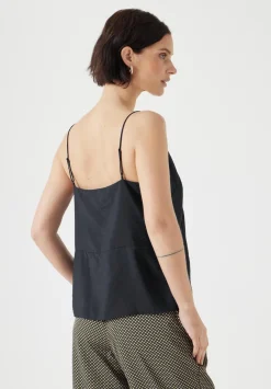 hush Tops & T-Shirts|Thin Strap V-Neck Cami Black