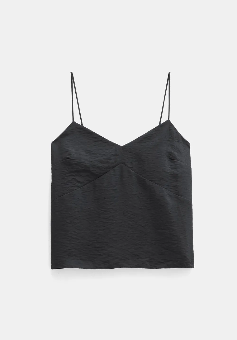 hush Tops & T-Shirts|Thin Strap V-Neck Cami Black