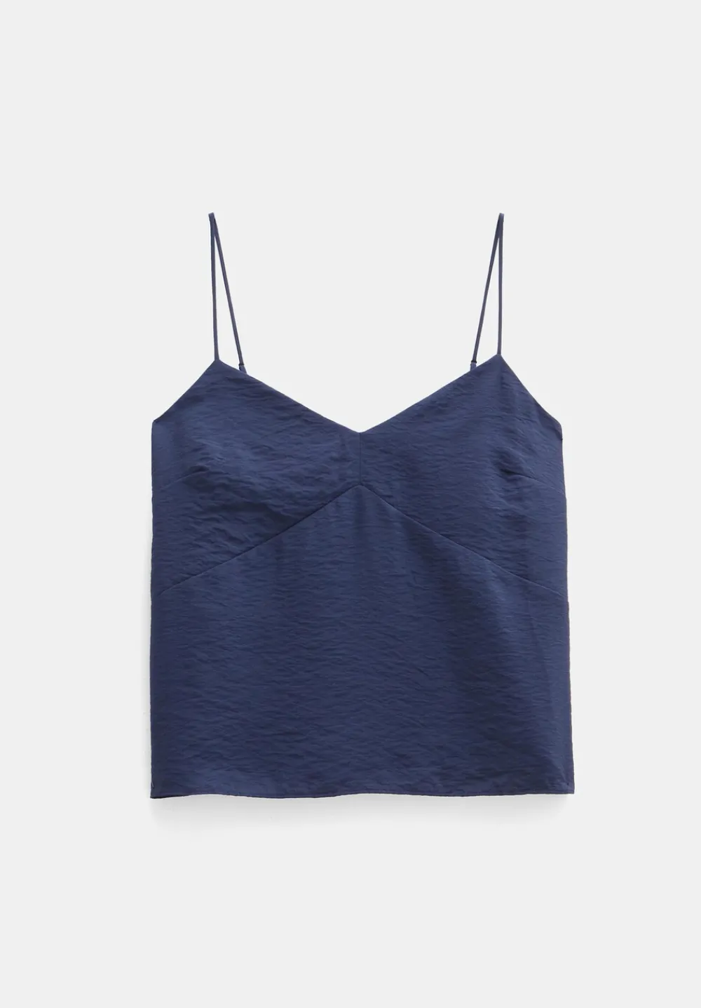 hush Tops & T-Shirts|Thin Strap V-Neck Cami Navy
