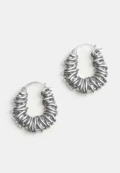 hush Jewellery|Tilly Hoop Earrings Silver