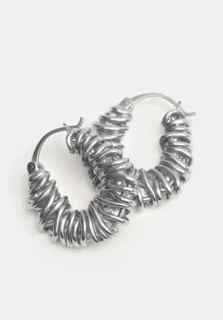 hush Jewellery|Tilly Hoop Earrings Silver