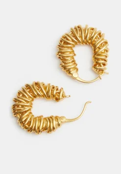 hush Jewellery|Tilly Hoop Earrings Gold