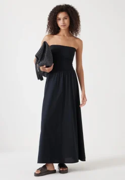 hush Dresses|Tube Maxi Dress Black