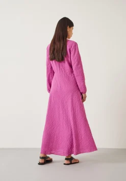 hush Dresses|Venus Relaxed Volume Maxi Dress Fuchsia