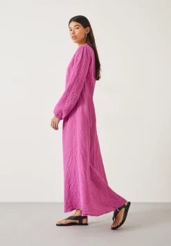 hush Dresses|Venus Relaxed Volume Maxi Dress Fuchsia