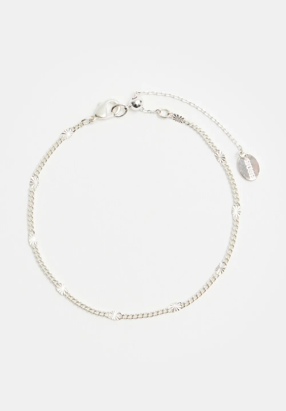 hush Jewellery|Violet Chain Bracelet Silver