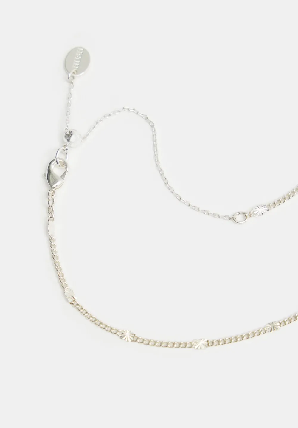hush Jewellery|Violet Chain Necklace Silver