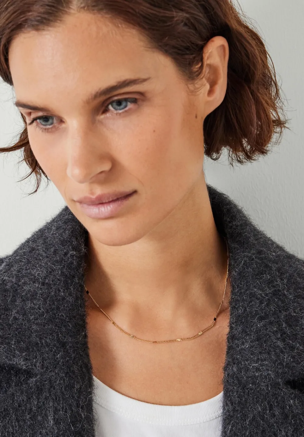 hush Jewellery|Violet Chain Necklace Gold