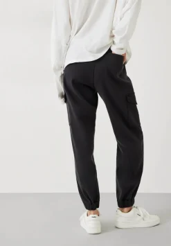 hush Skirts|Trousers|Washed Cargo Trousers Washed Black