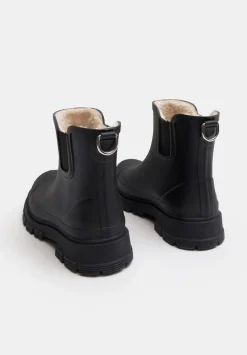 hush Boots|Willow Chelsea Wellington Boots Black
