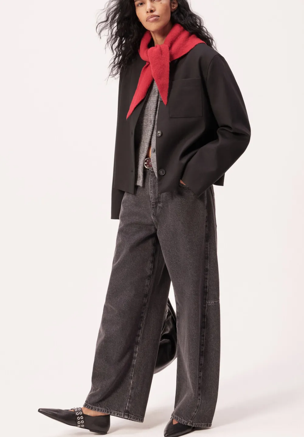 hush Jackets & Coats|Wool Blend Jacket Black