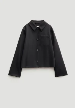 hush Jackets & Coats|Wool Blend Jacket Black
