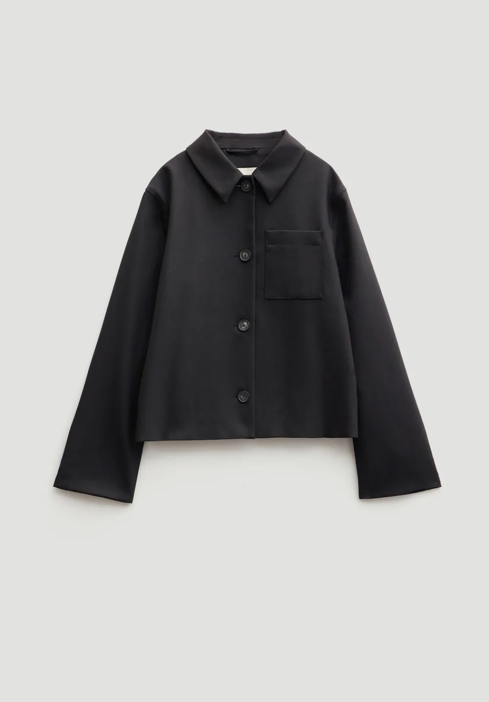 hush Jackets & Coats|Wool Blend Jacket Black